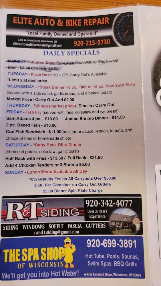 Bigg's Bar & Grill Menu image 1